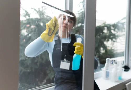 Nettoyage de vitres intérieures et extérieures aux Allues